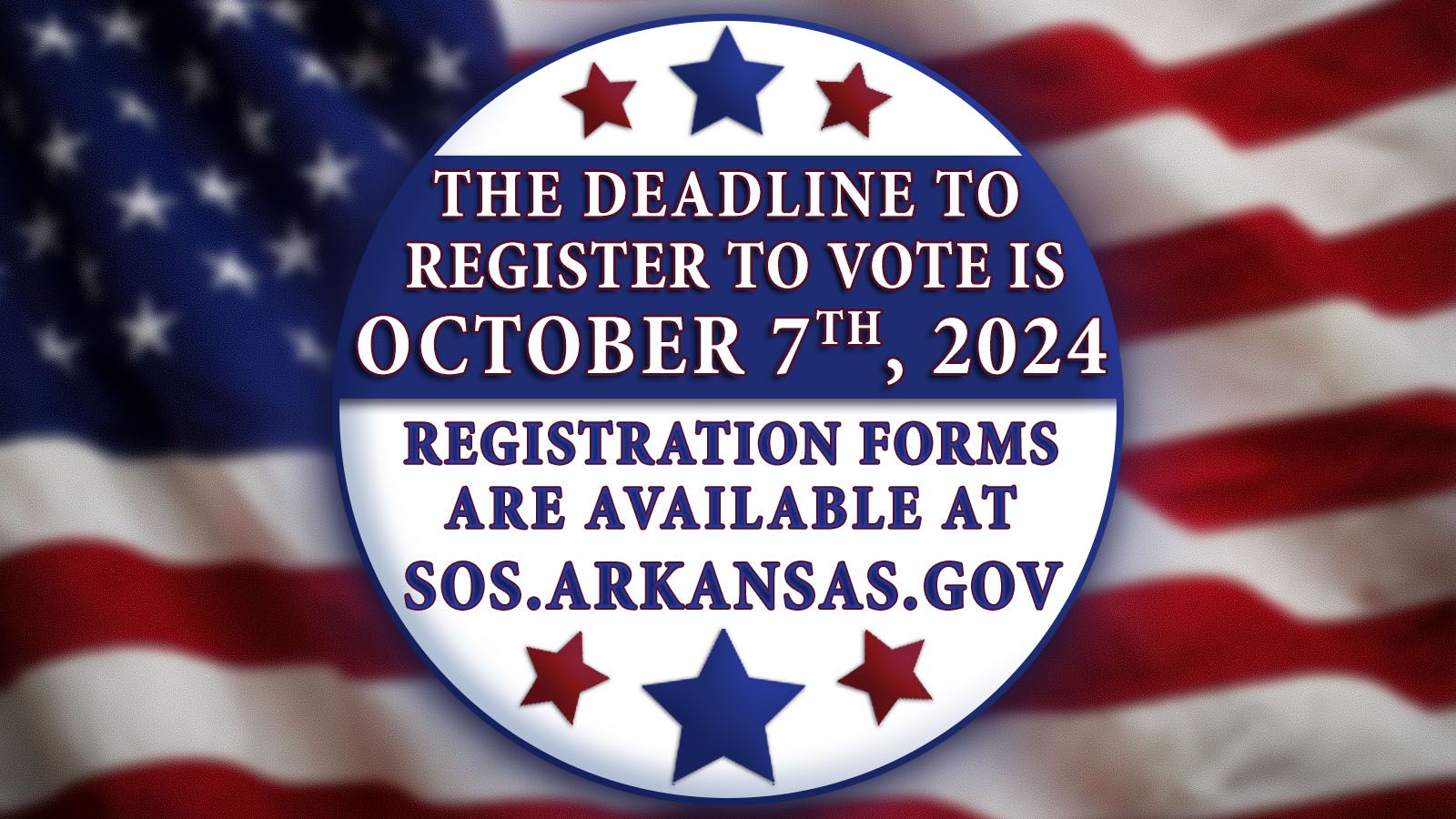 Voter Registration Deadline Approaching